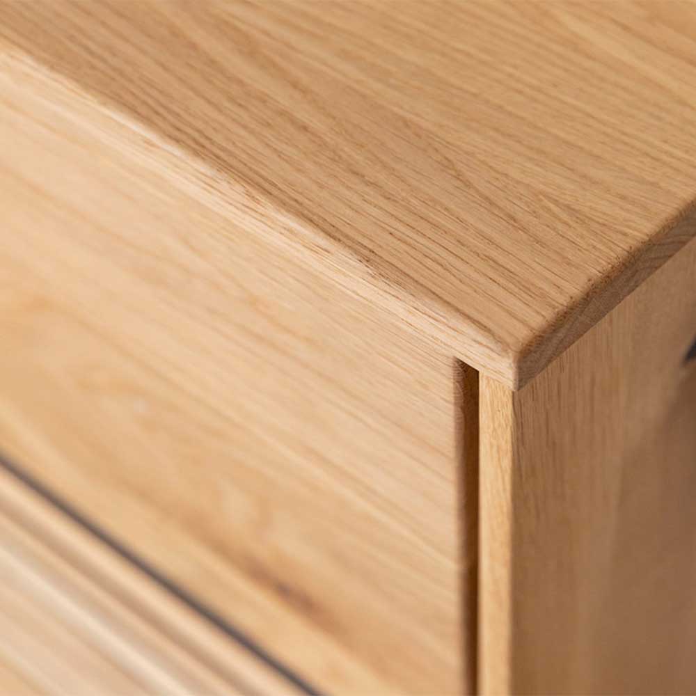 Eichenholz Sideboard mit Sockelgestell - Judita