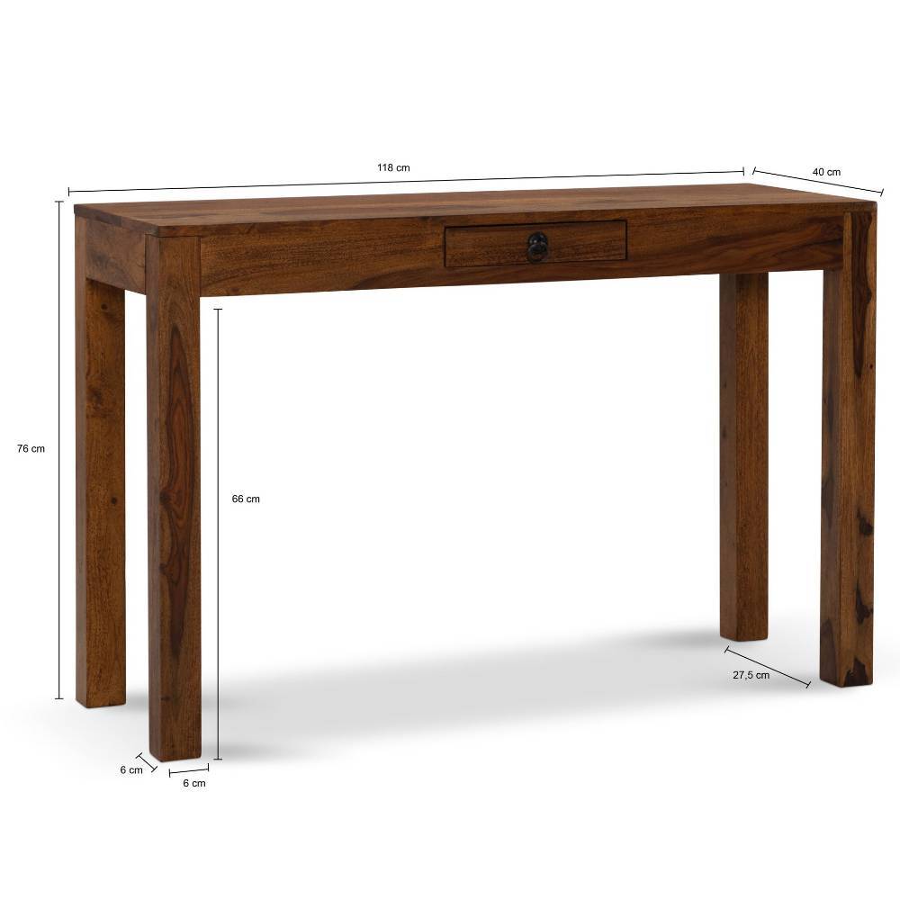 Eleganter Schreibtisch mit nur 40 cm Tiefe - Jakaha