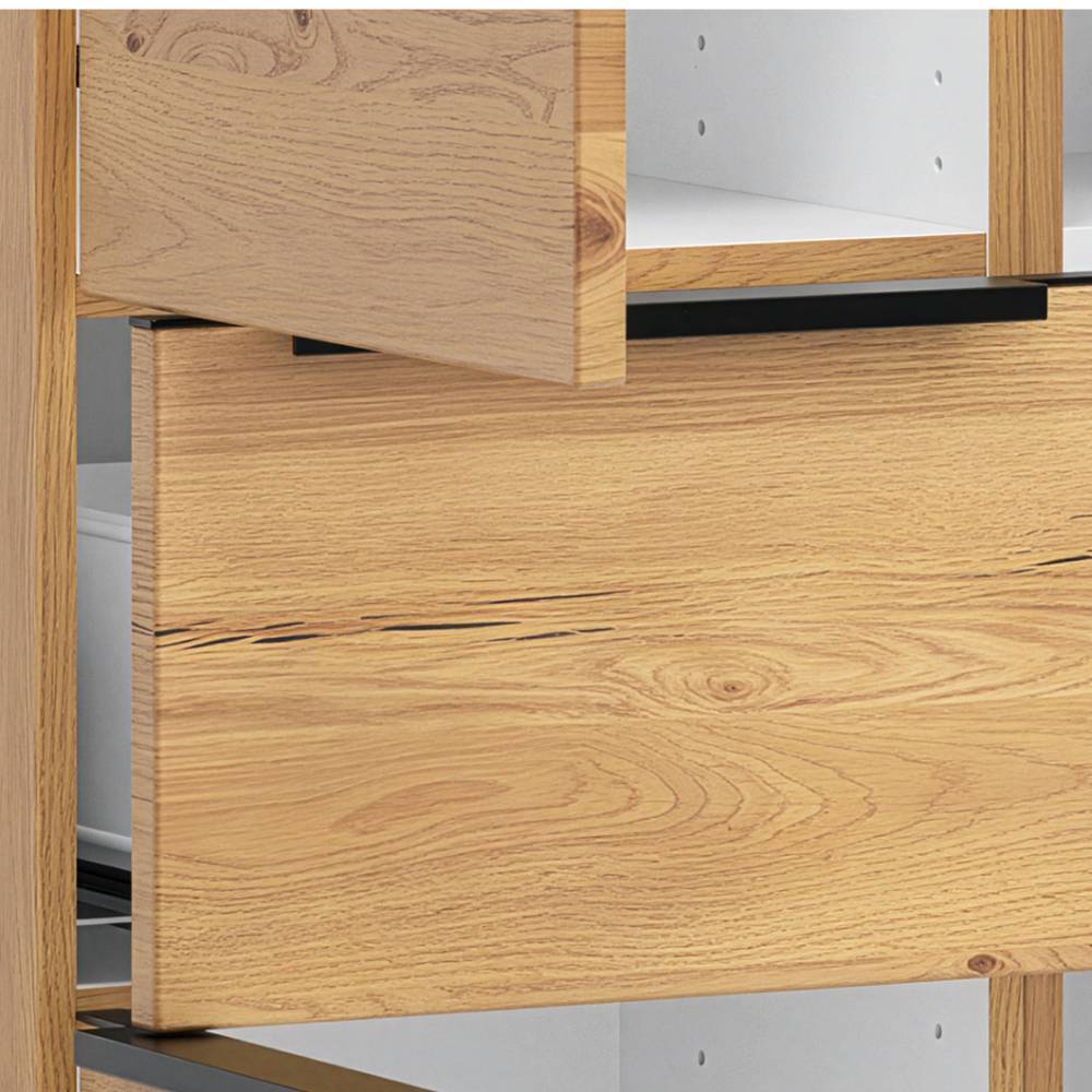 Badezimmer Midischrank in Wildeichefarben - Jawa