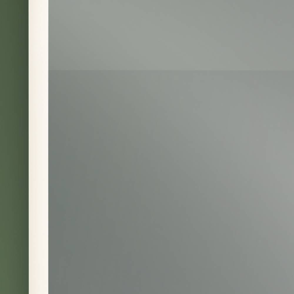 Schlankes Design des Badezimmerspiegels mit vertikaler LED-Beleuchtung am Rand – Varescan