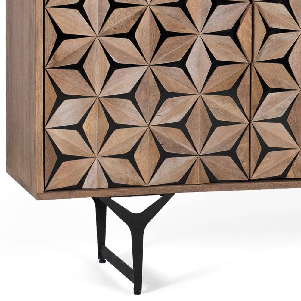 Design Sideboard mit toller Frontgestaltung - Omany