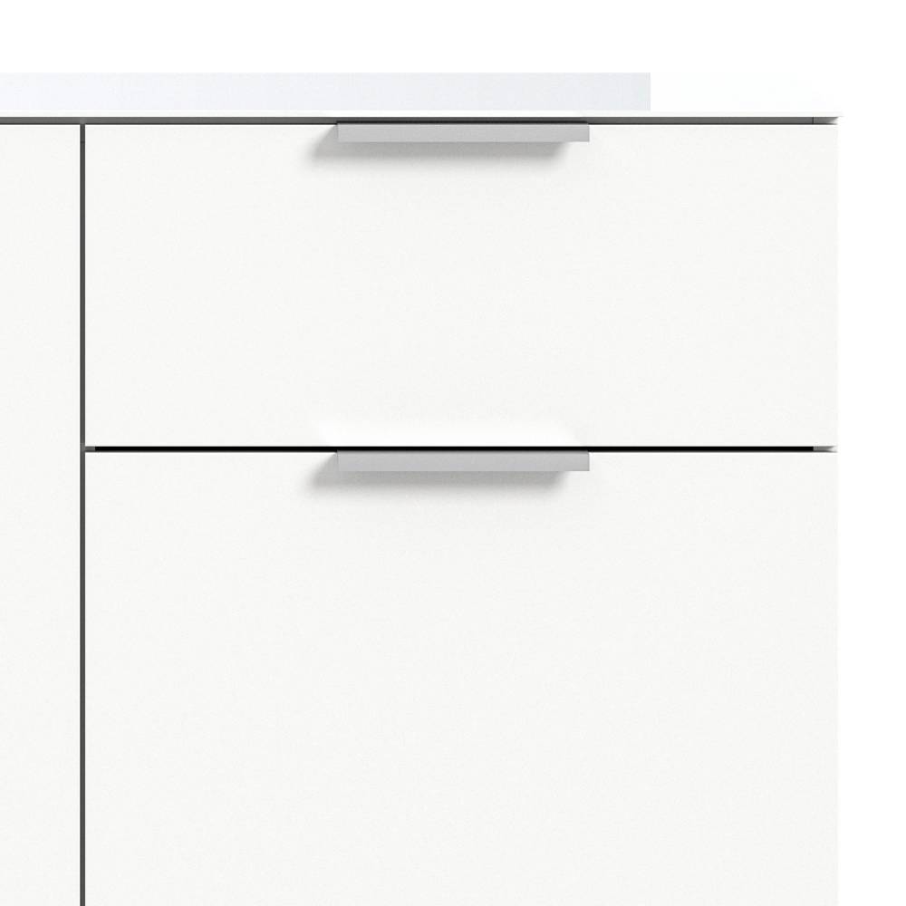 Moderne Kommode mit zwei Türen und Schublade - Premium