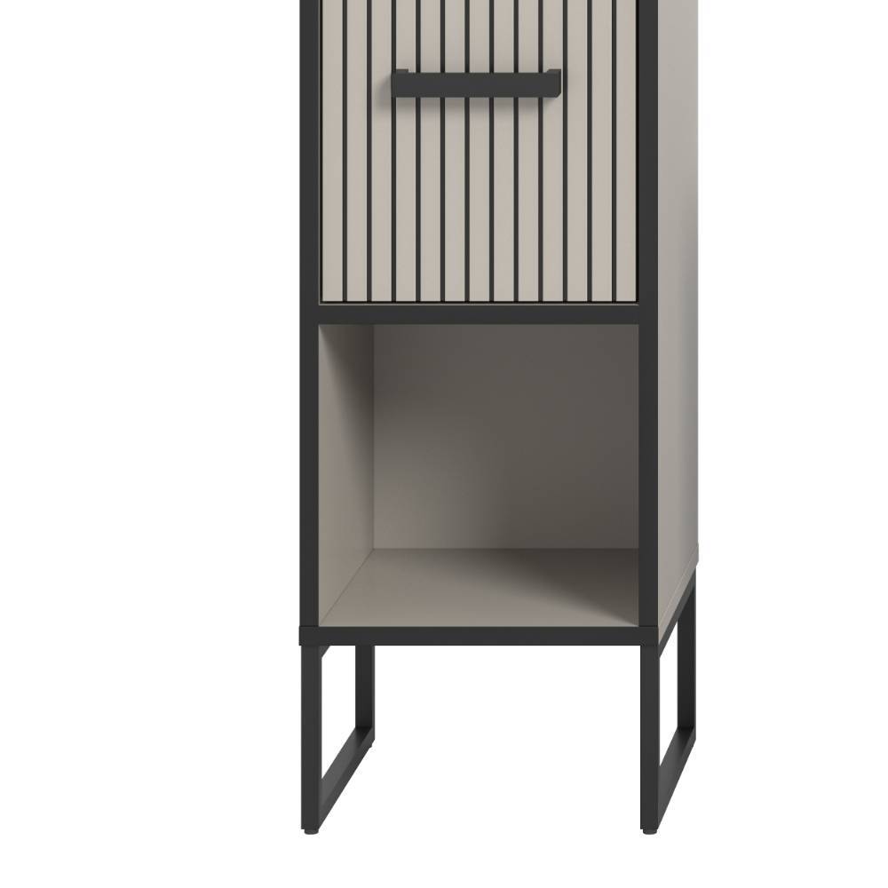 Bad-Waschplatz und Hochschrank Set - Xena (dreiteilig)