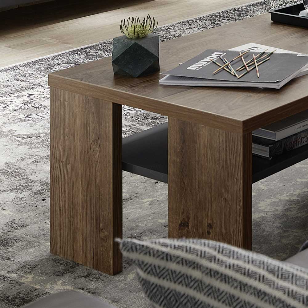 110x65 Wohnzimmer Tisch in Holz Dekor - Nivita