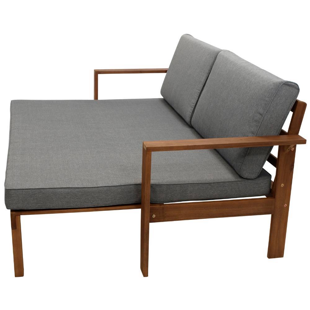 Ausziehbares Gartensofa aus Akazie Massivholz - Senade