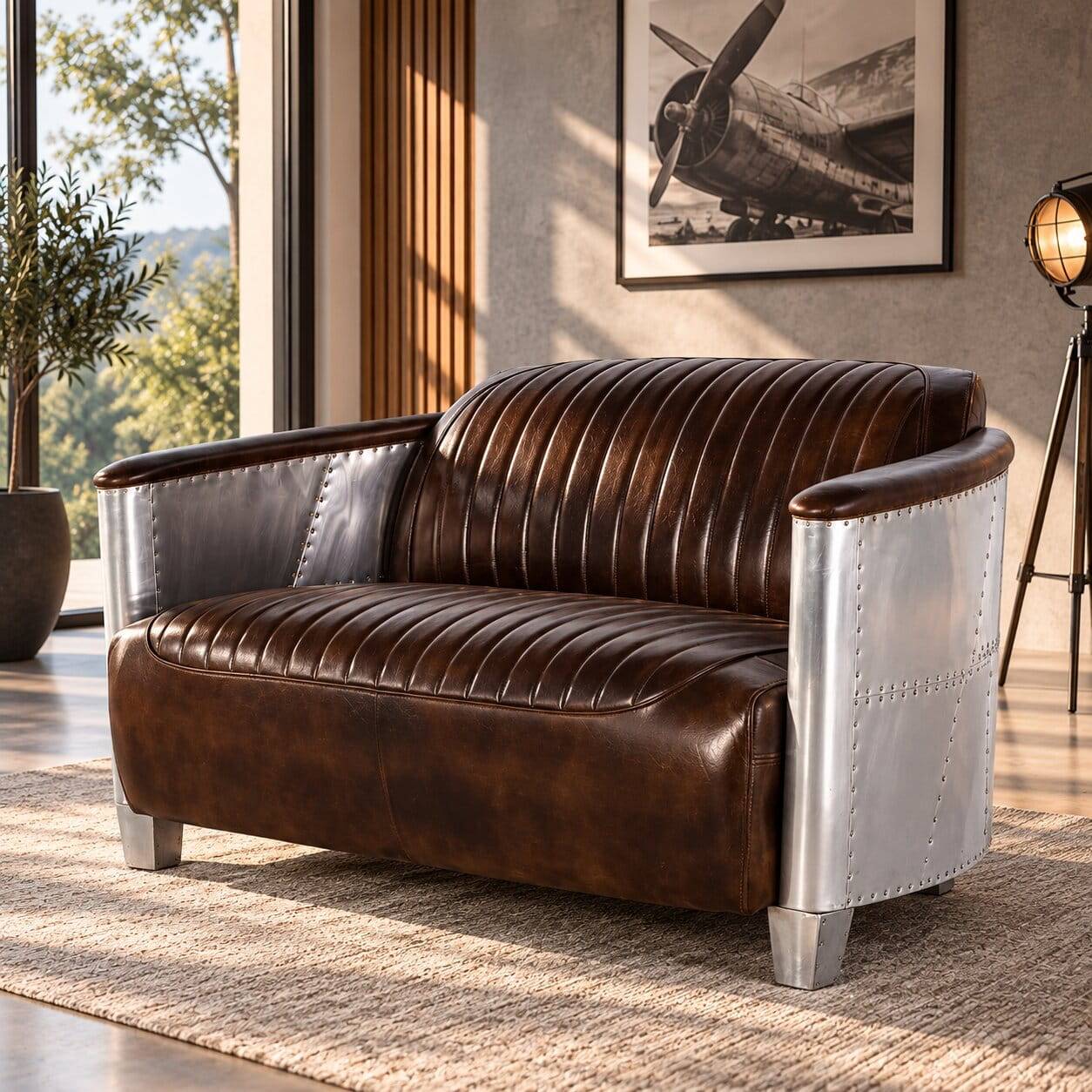 Design-Sofa im Aviator Style - Seymour