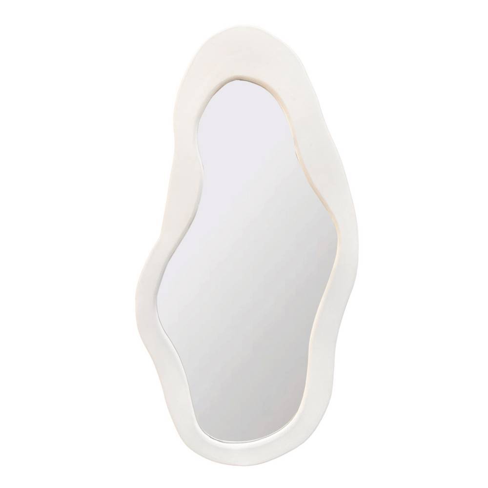 Skandi Designspiegel mit Struktur Kalkputz - Usilvea