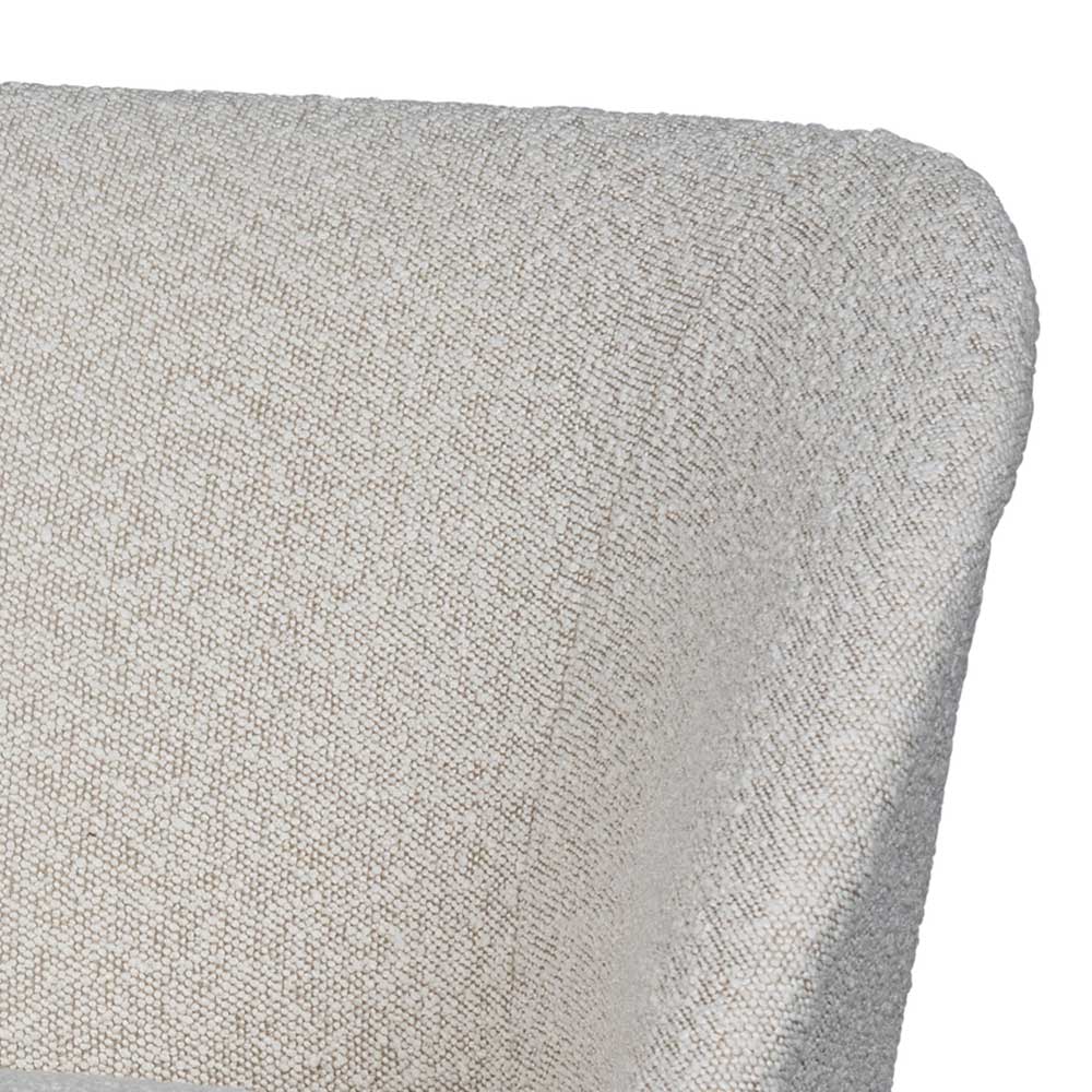 Boucle Sessel in Beigegrau - Jason