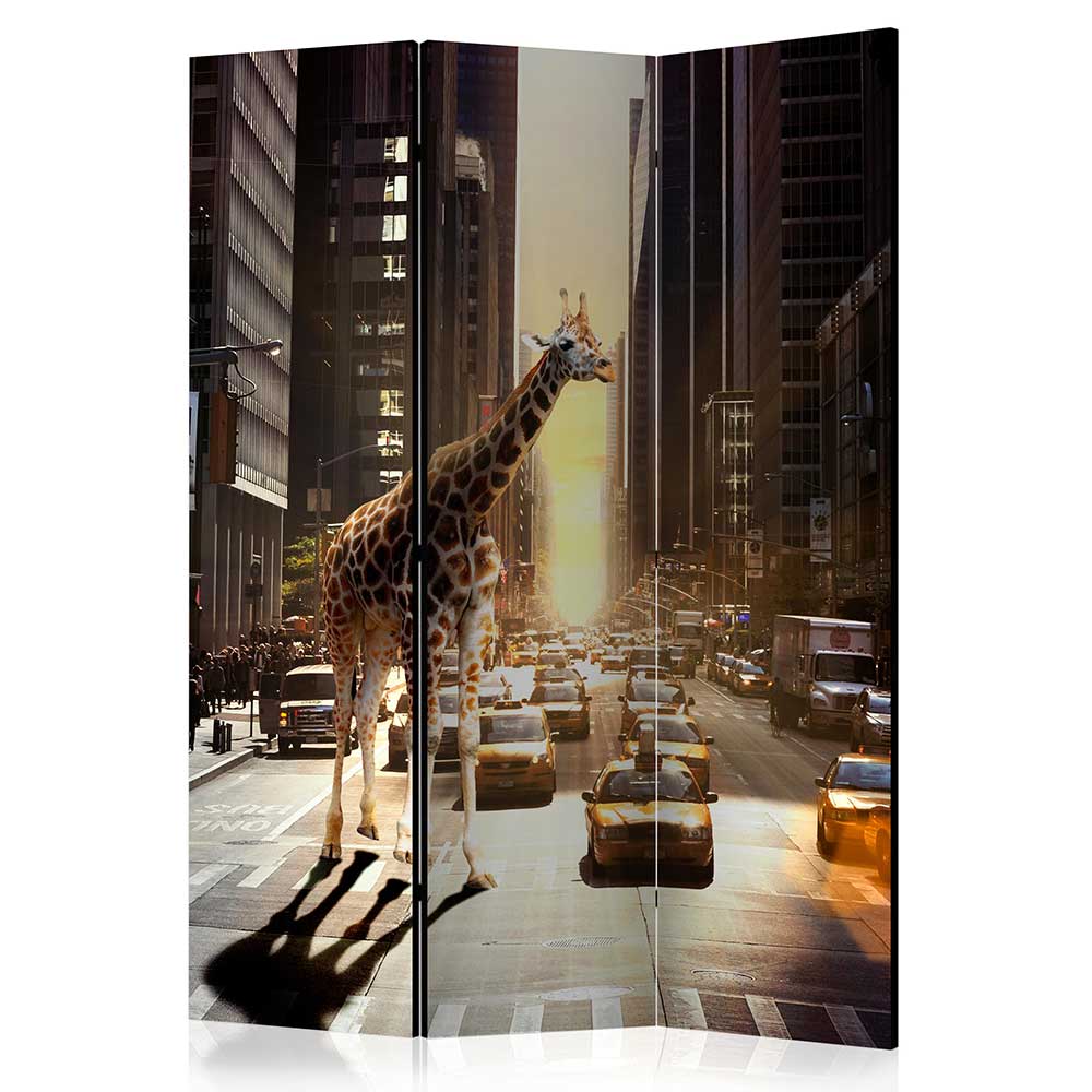 Paravent Giraffe in New York Fotokunst - Lisdonna