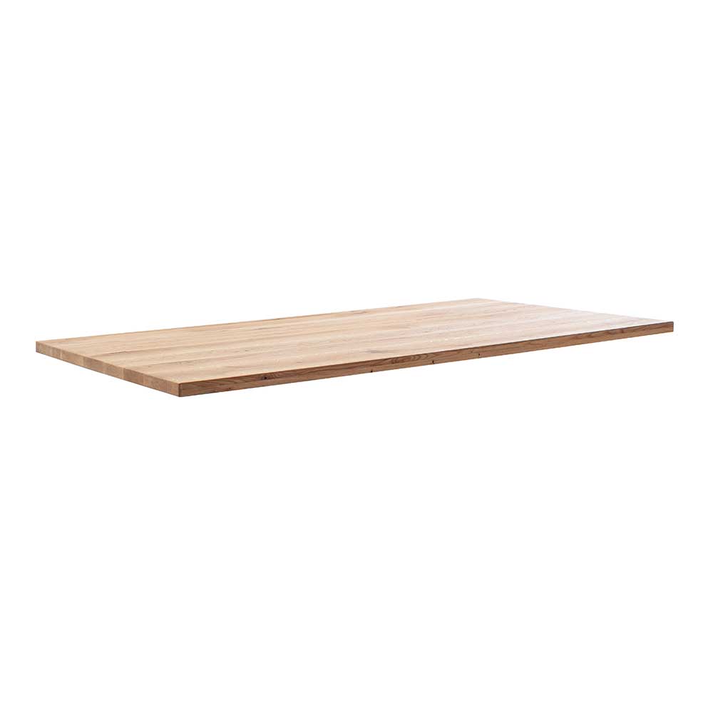 Tisch mit Wildeiche Massivholzplatte - Guven