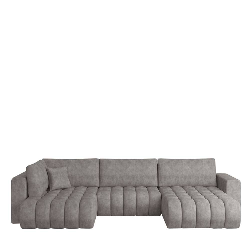 U-Form Wohnzimmersofa mit Schlaffunktion - Baiana