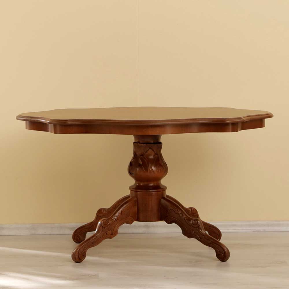 Tisch Messina aus Nussbaum Antik