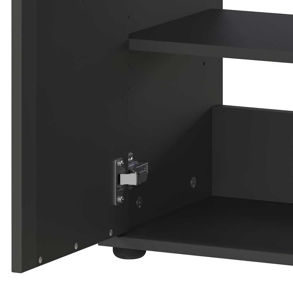 Beckenschrank und Rundspiegel Bad Set - Rufu (zweiteilig)
