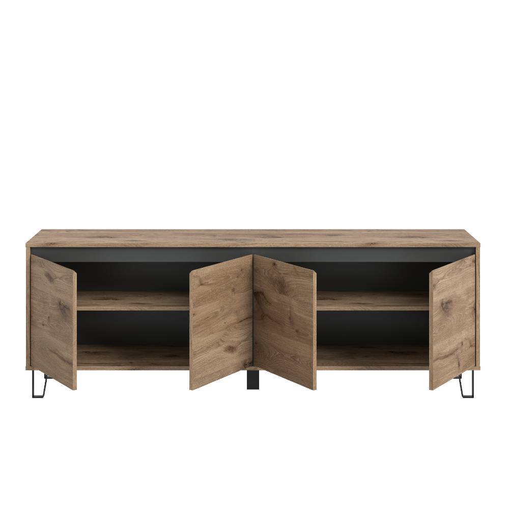 4-türiges TV Lowboard 64 cm hoch - Nomati