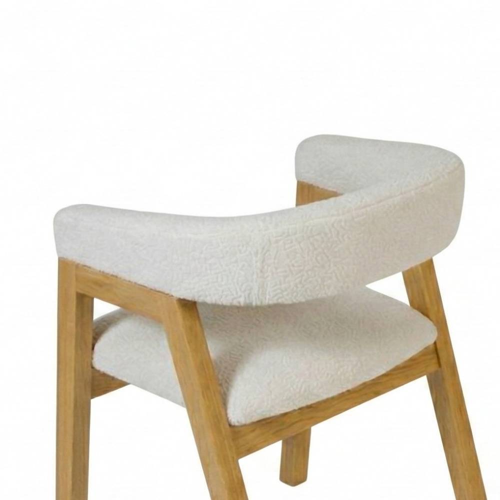 Scandi Chic Stühle in Offwhite - Gulvrano (2er Set)