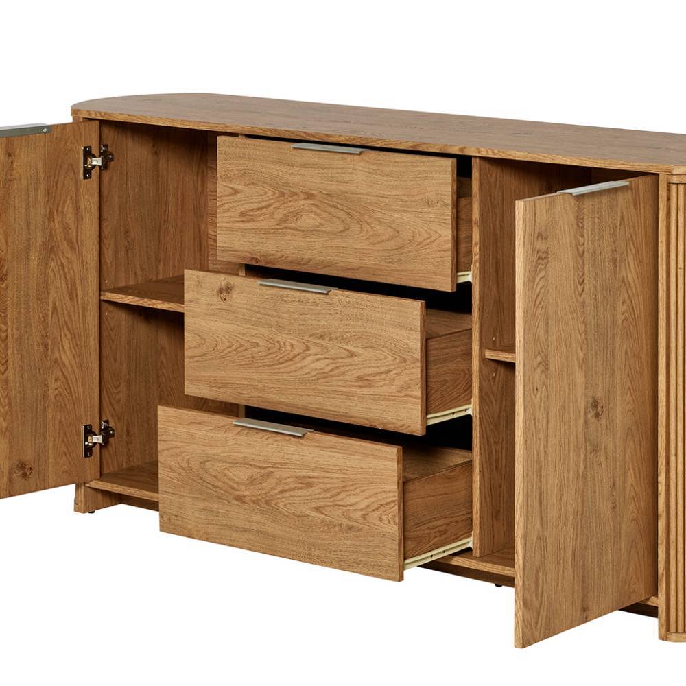 Design-Sideboard in Eichefarben - Nueva