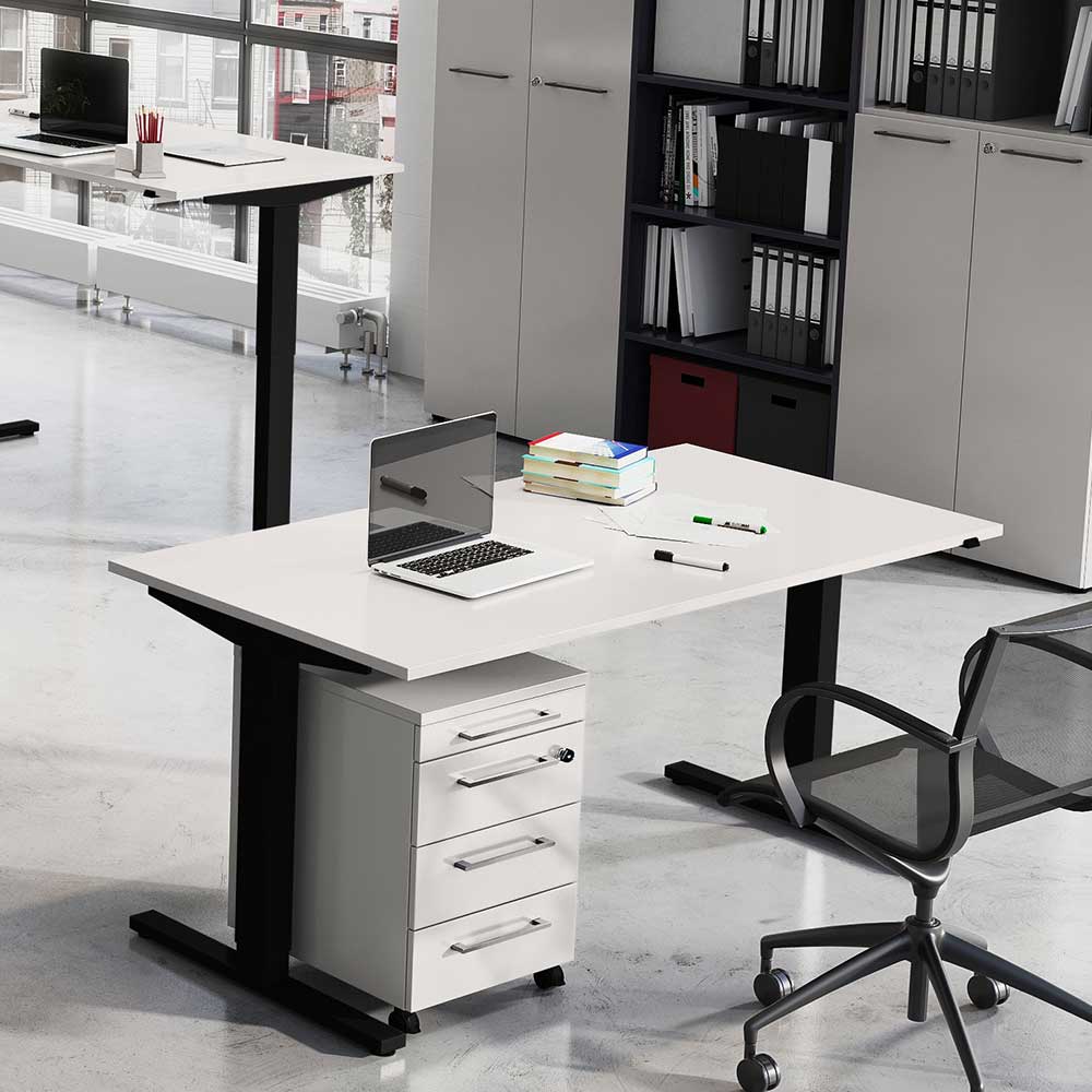 160x80 Schreibtisch mit C-Fußgestell - Ofledio