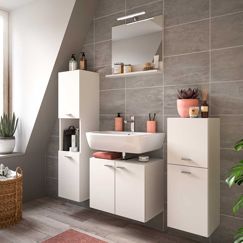 Badezimmerschrank in Weiß - Harmone