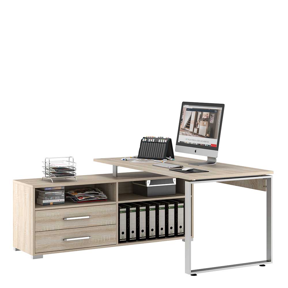 Moderner Schreibtisch mit Regal Anbau - Manukau