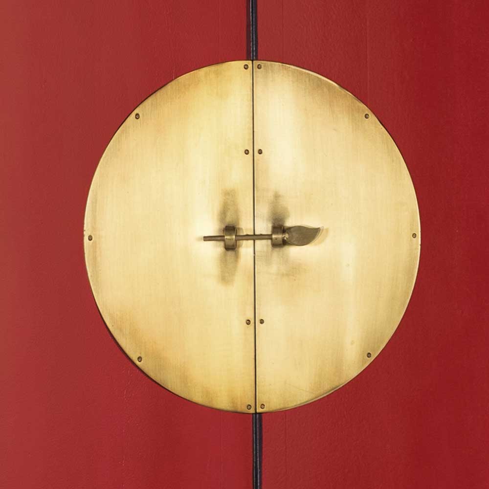Asia Design Schrank in Rot Massivholz - Iscian