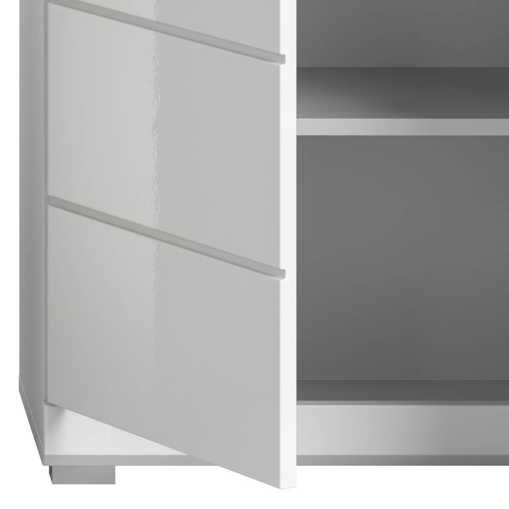 Badezimmer Midischrank in Weiß - Henriette