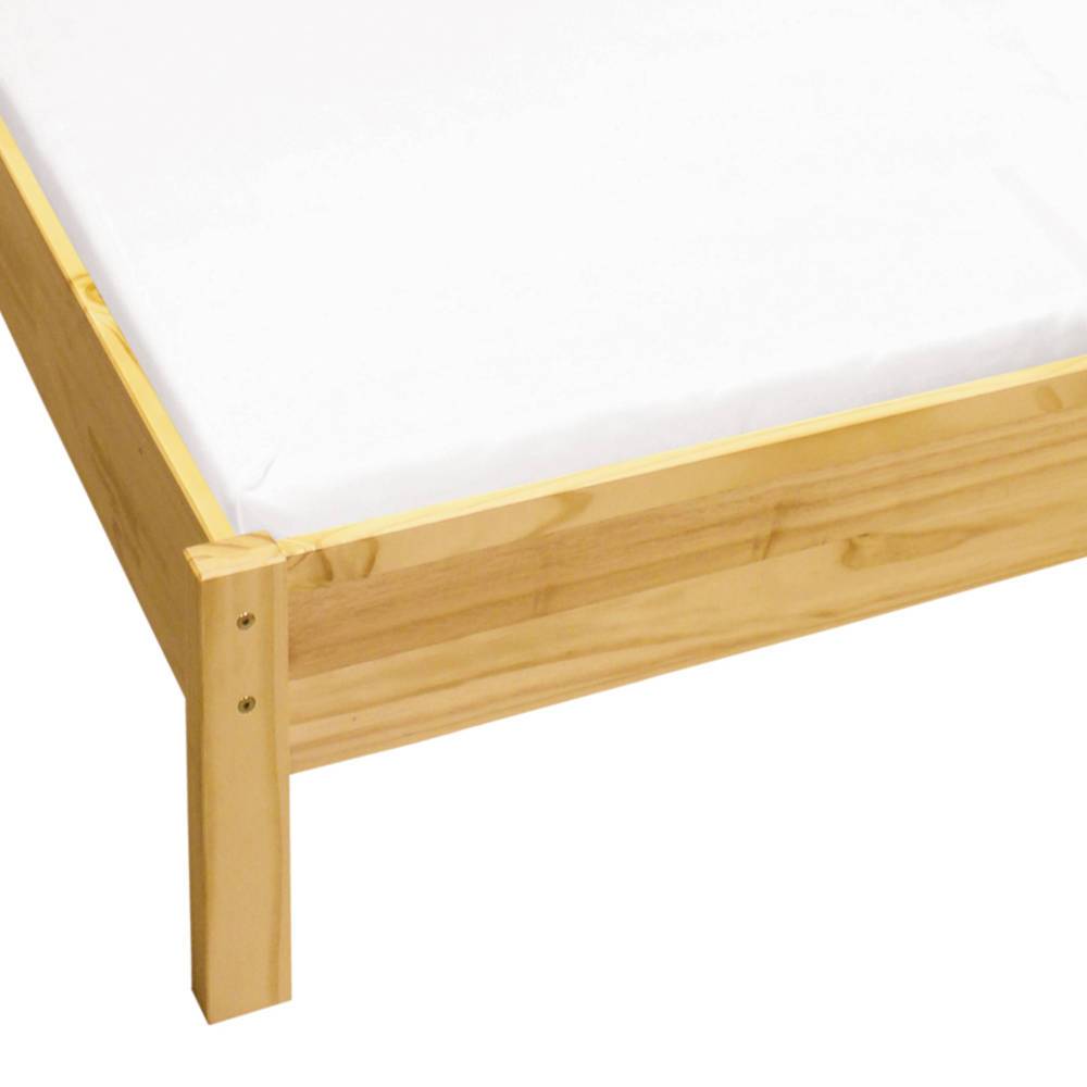 Kiefernholz Bett mit Liegefläche 180x200 cm - Sarosca