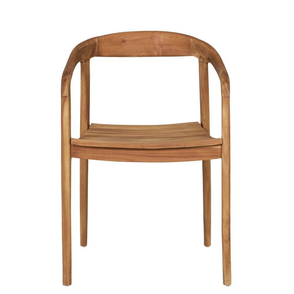 Design Holzstuhl für Drinnen und Draußen - Pezzu