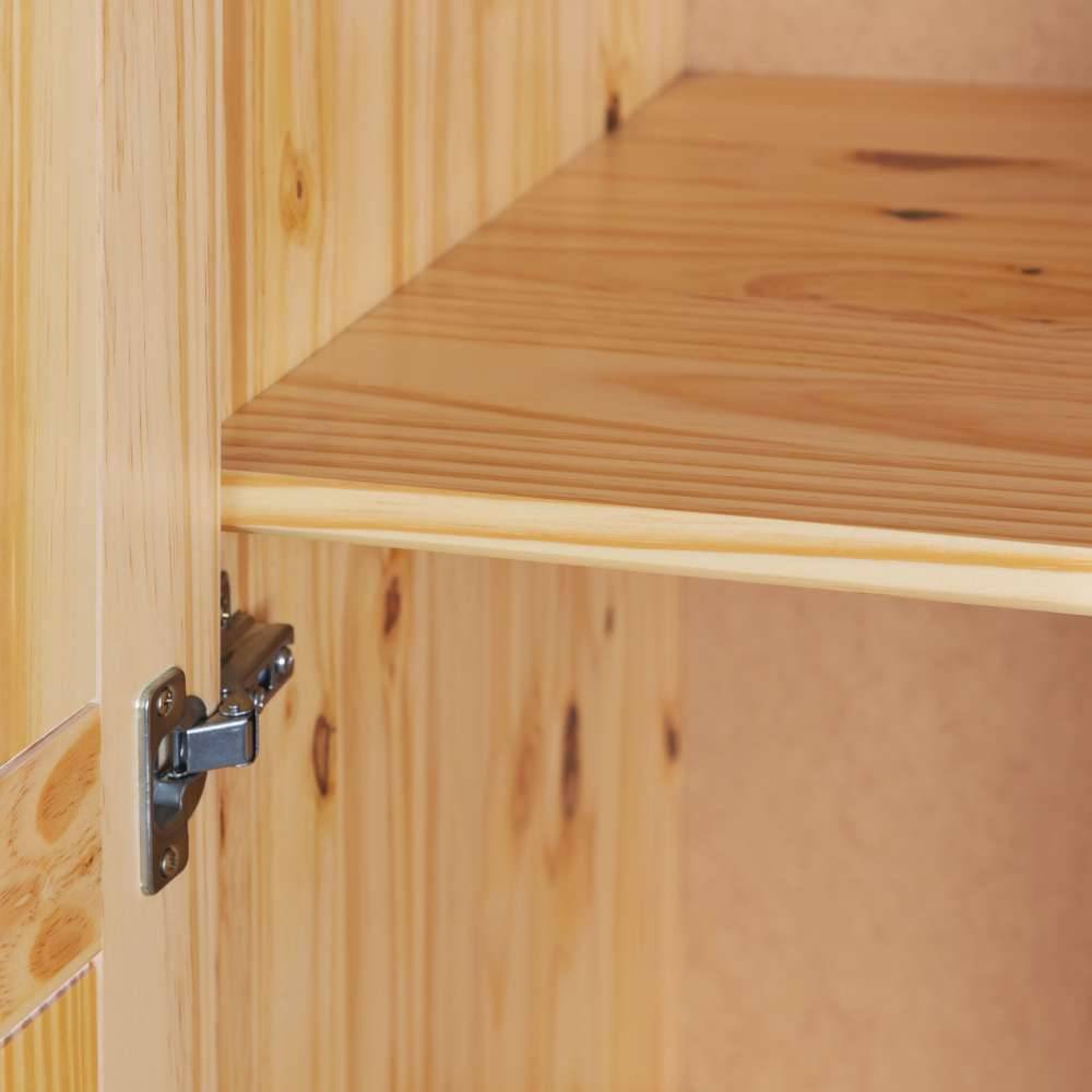 Kleiderschrank Nabrosia aus Massivholz