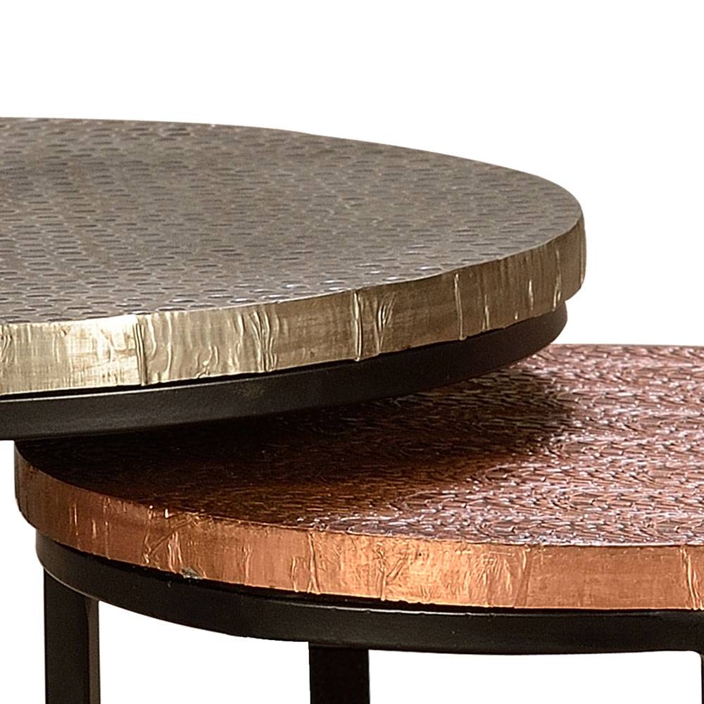 Beistelltisch Trio aus Metall - Citalianos (dreiteilig)