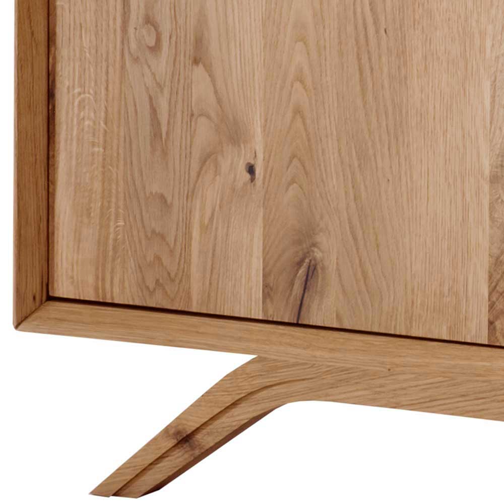 Massivholz Lowboard für TV 180x50x50 cm - Lampione
