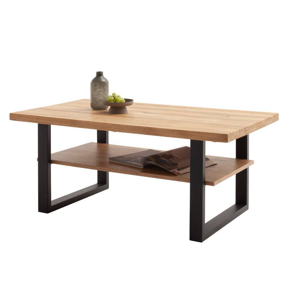 Industrial Couchtisch mit Zusatzablage - Scarlett