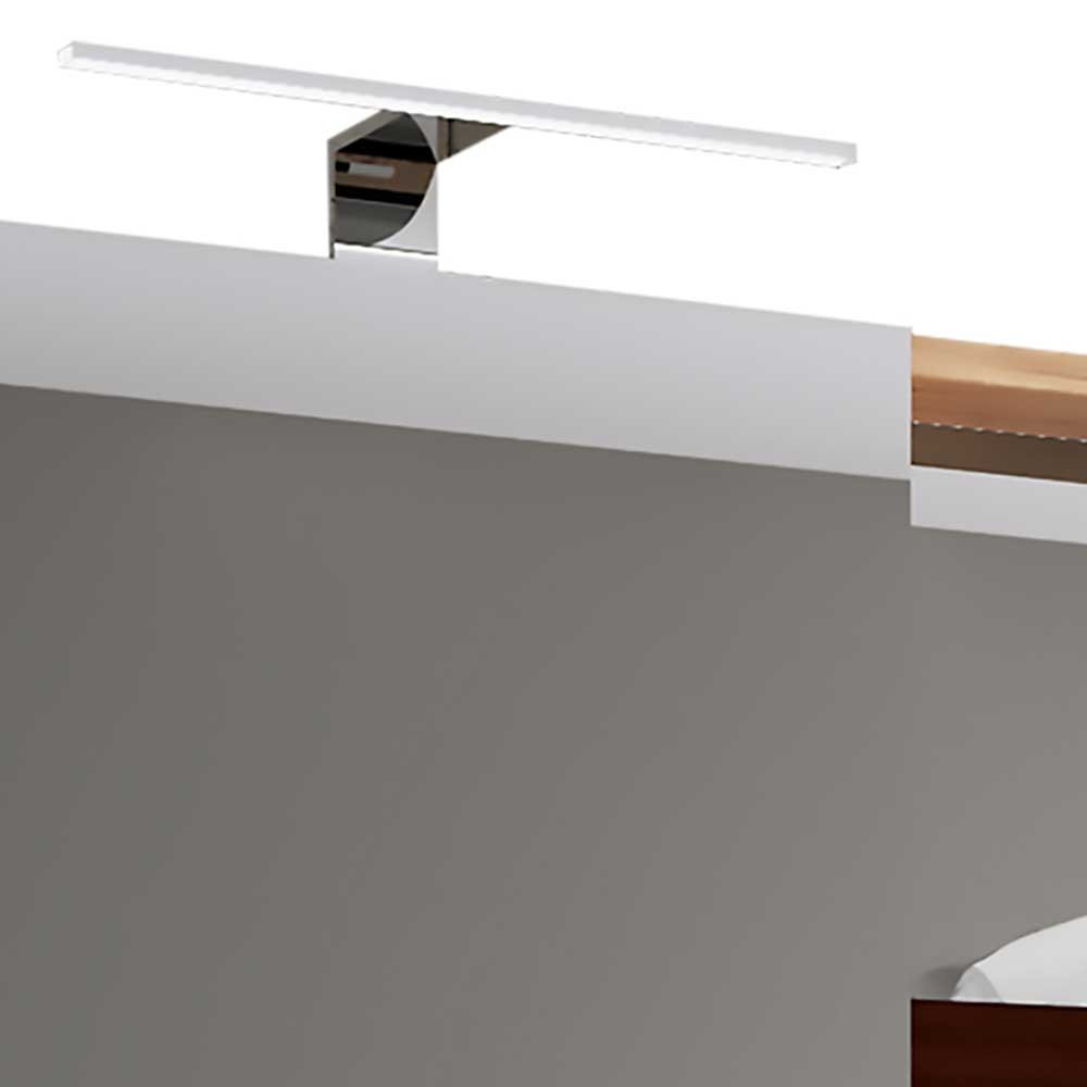 112cm breiter Spiegelschrank mit zwei Türen & Regal - Work