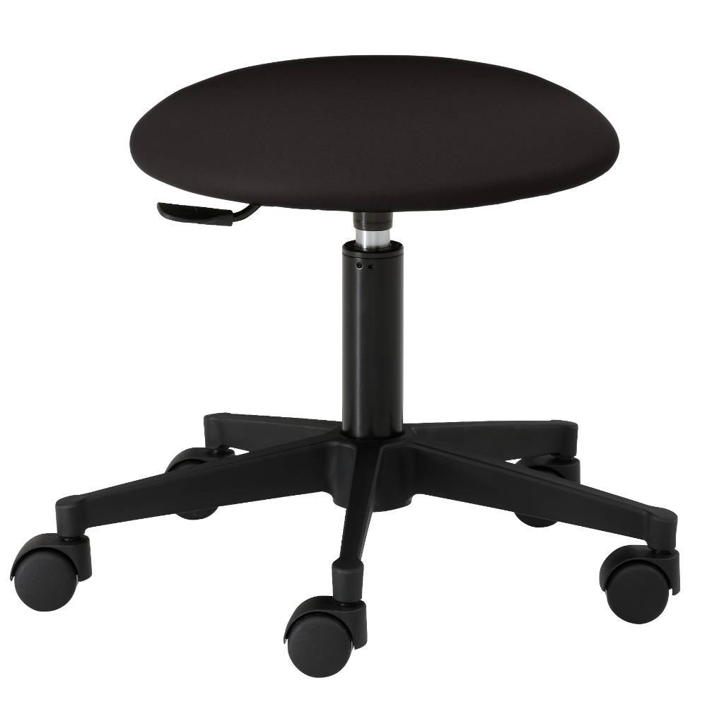Office Arbeitshocker in Schwarz - Ozarro