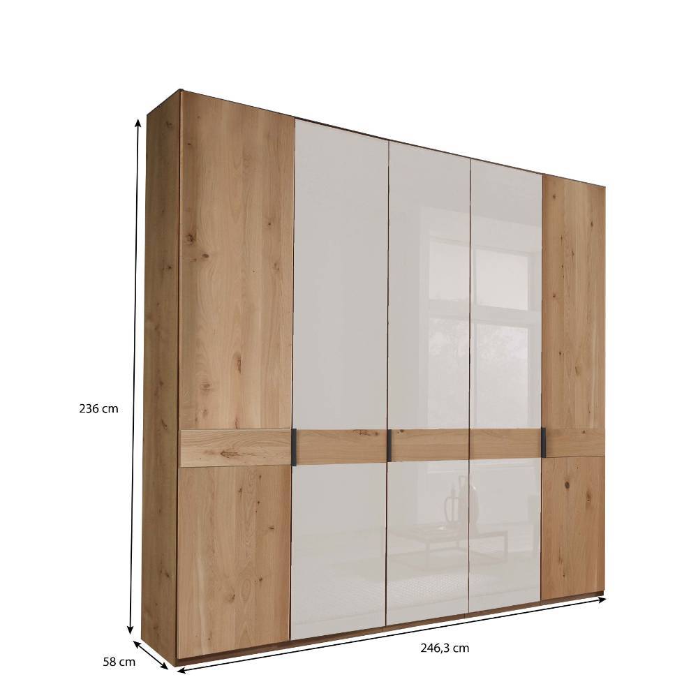 Schlafzimmer Kleiderschrank mit fünf Türen - Crucav