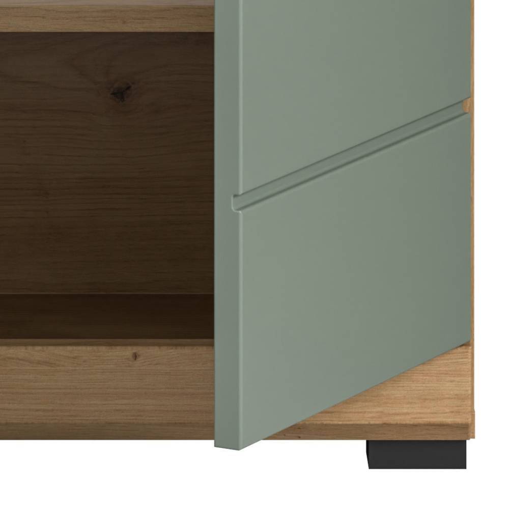 Unterbeckenschrank und Spiegel Set - Tamdato (zweiteilig)