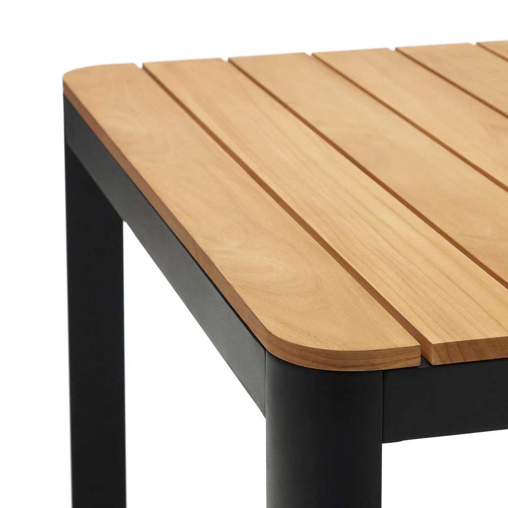 Outdoor Esstisch mit Teakholz-Tischplatte - Price