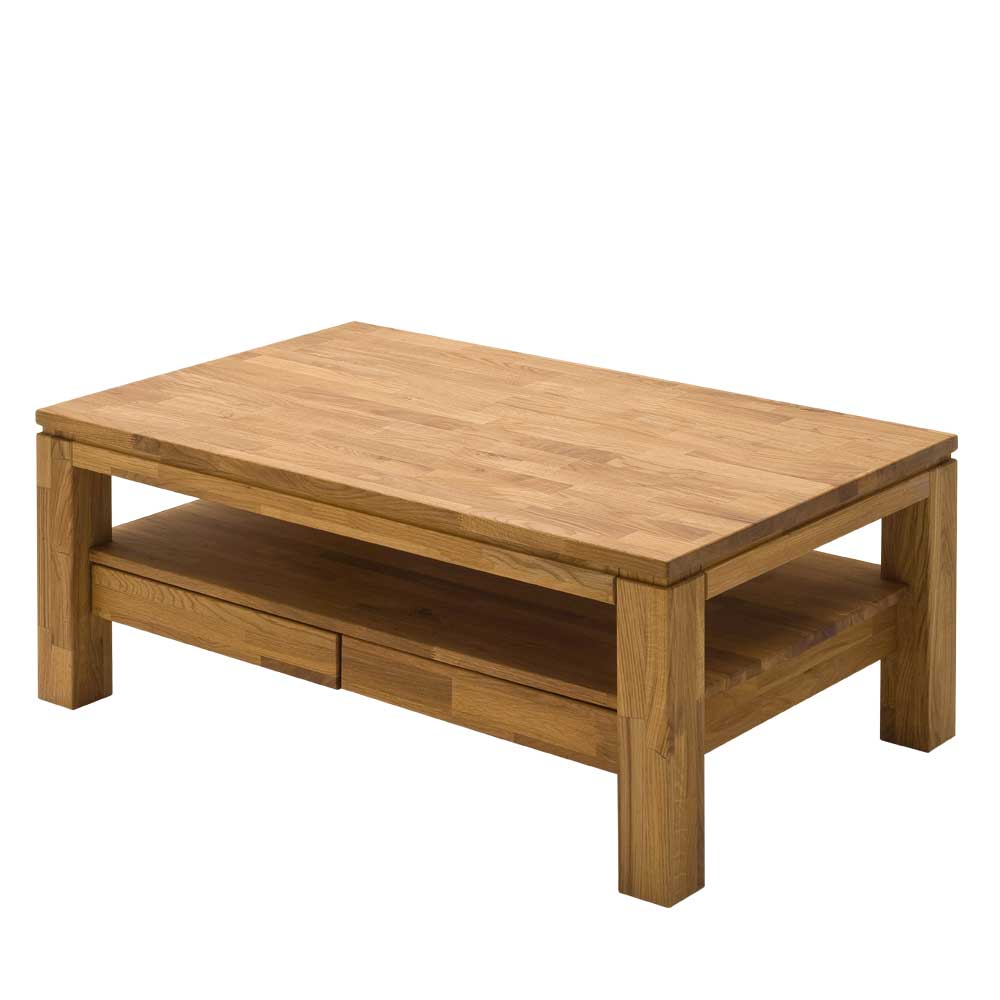 Massivholz-Couchtisch aus Asteiche - Larioja