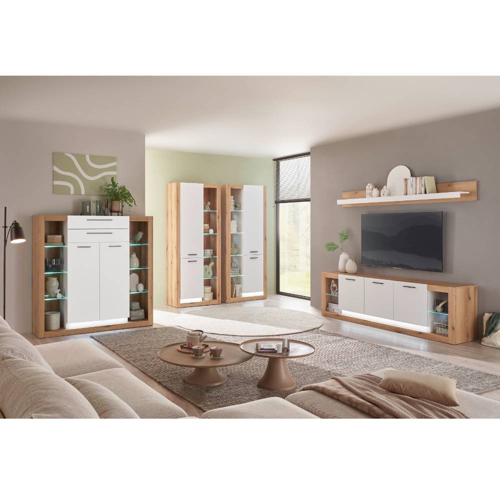 Wohnzimmer Schrank mit fünf offenen Fächern - Adejano