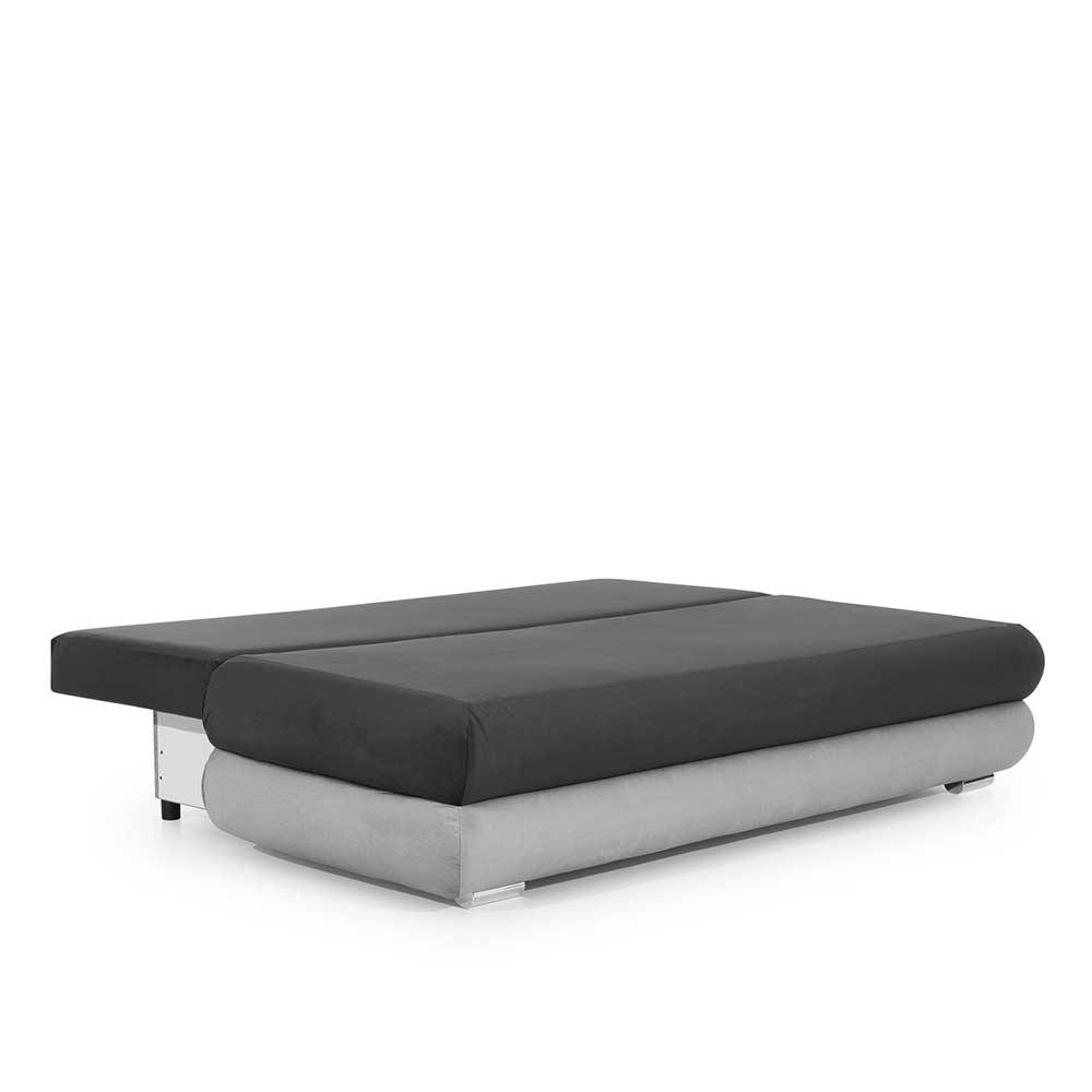 Federkern Bettsofa in Dunkelblau - Minu