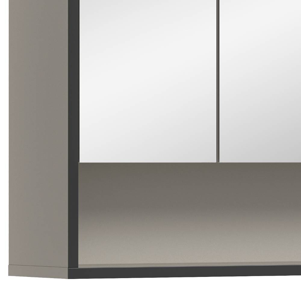 Bad-Spiegelschrank mit offenem Fach - Xena