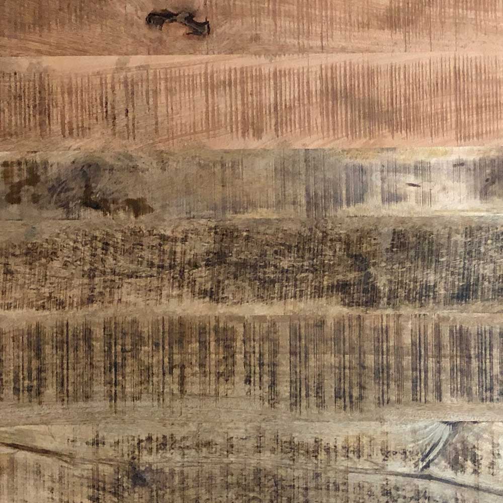 Esszimmertisch mit Baumkante aus Holz Mango - Exotica