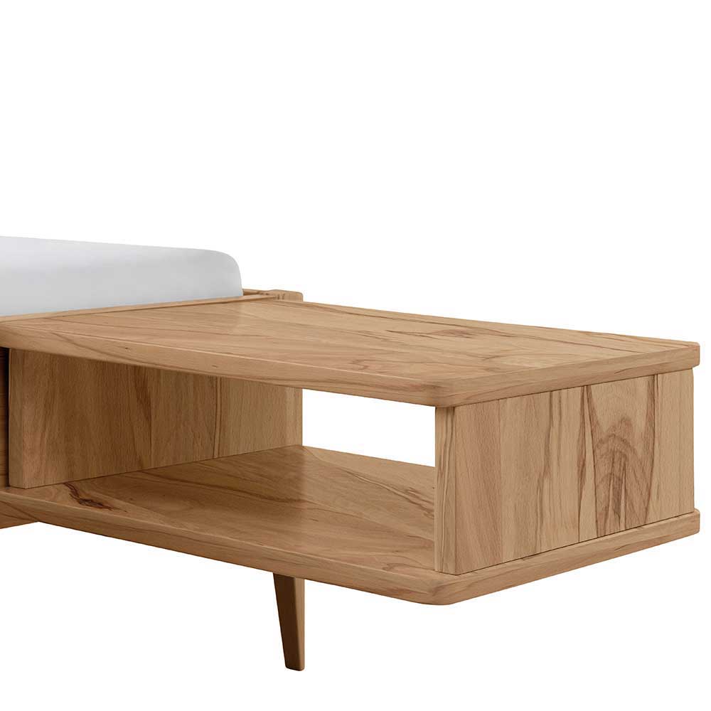 Elegantes Doppelbett aus Wildbuche - Seletana