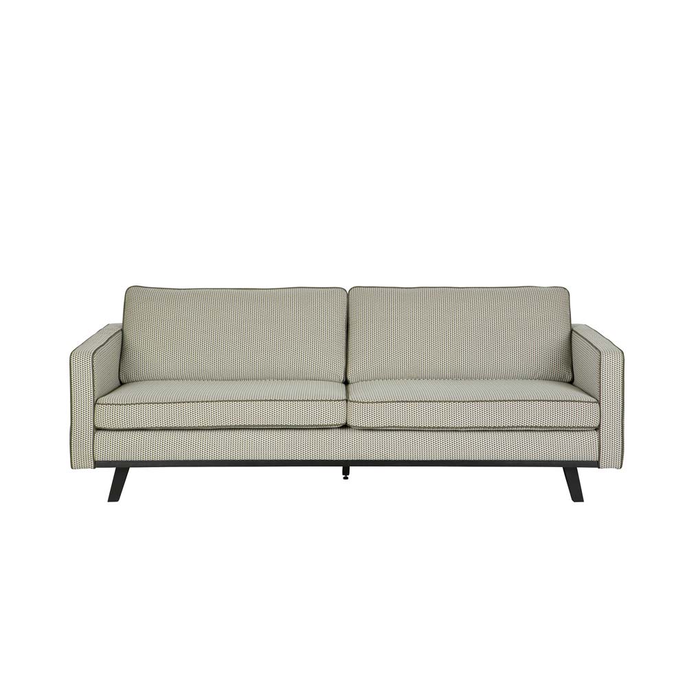 Retro Couch Pluggia in Grün gemustert