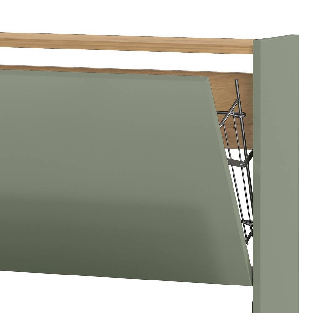 Hänge-Schuhkipper in Graugrün - Jellessa