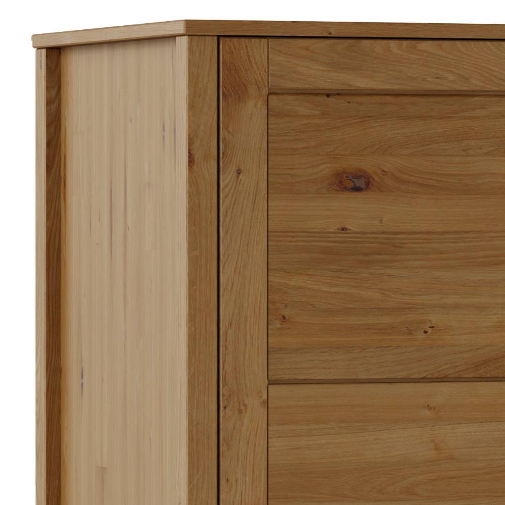 Schlafzimmer Kleiderschrank aus Wildeiche Massivholz - Totem