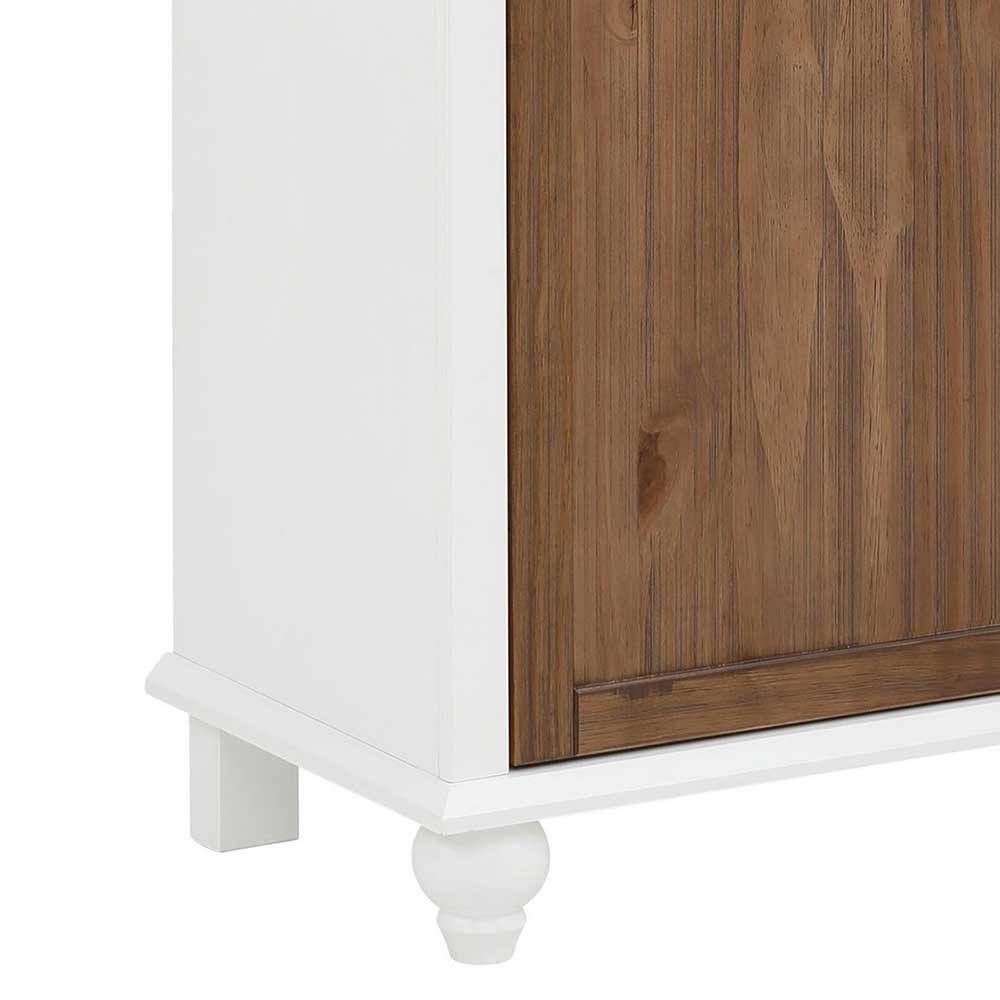 Modern Country Highboard in Weiß - Yakos