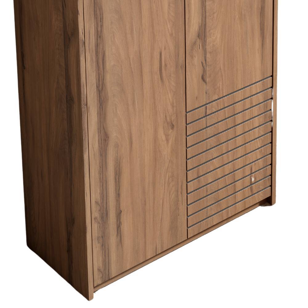 Schuhschrank in Holzoptik Braun - Mady