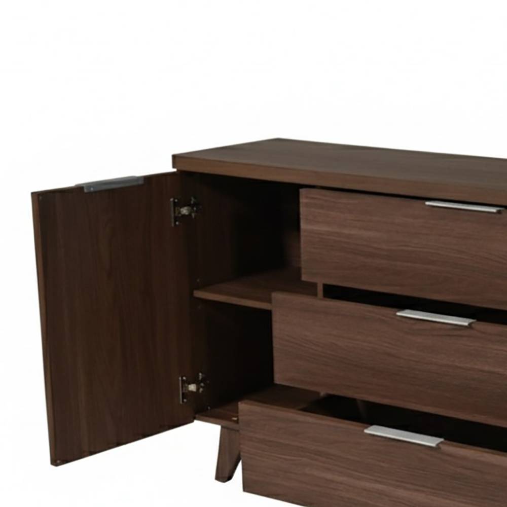 Sideboard in Walnuss Holzoptik - Leoyaro