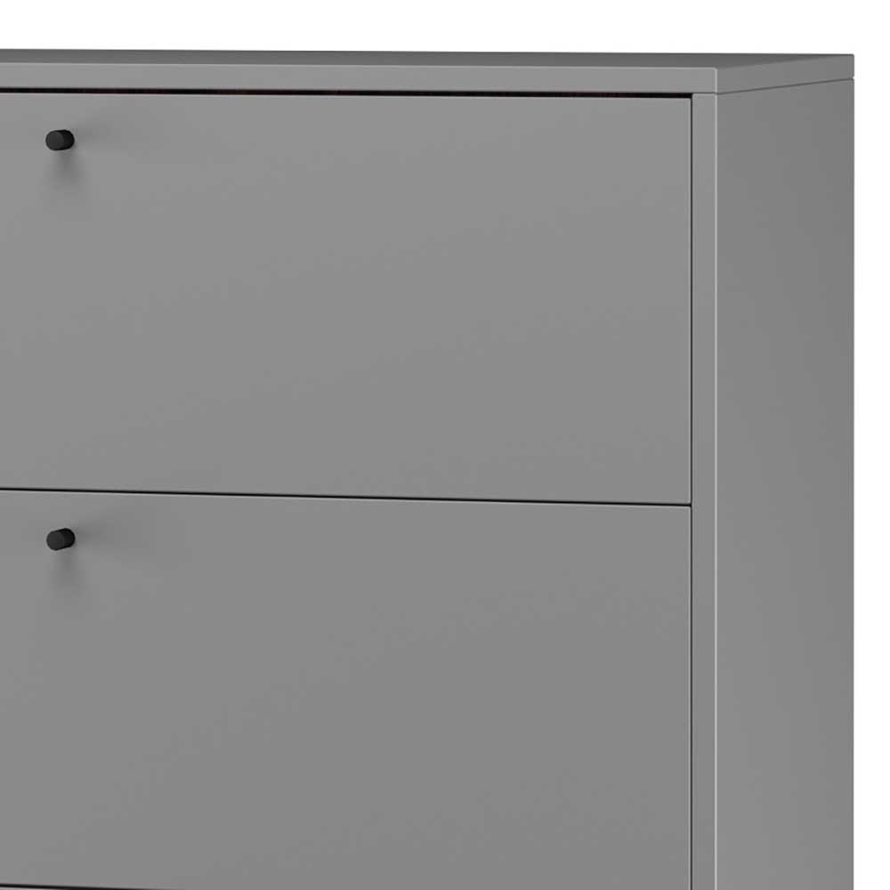 Hochkommode in Grau mit Schwarz - Lagista