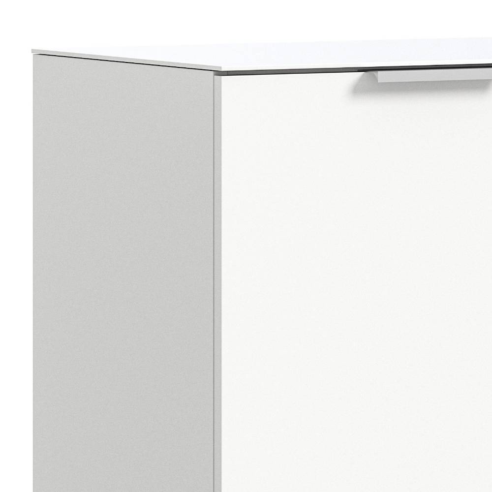 Moderne Kommode mit zwei Türen und Schublade - Premium